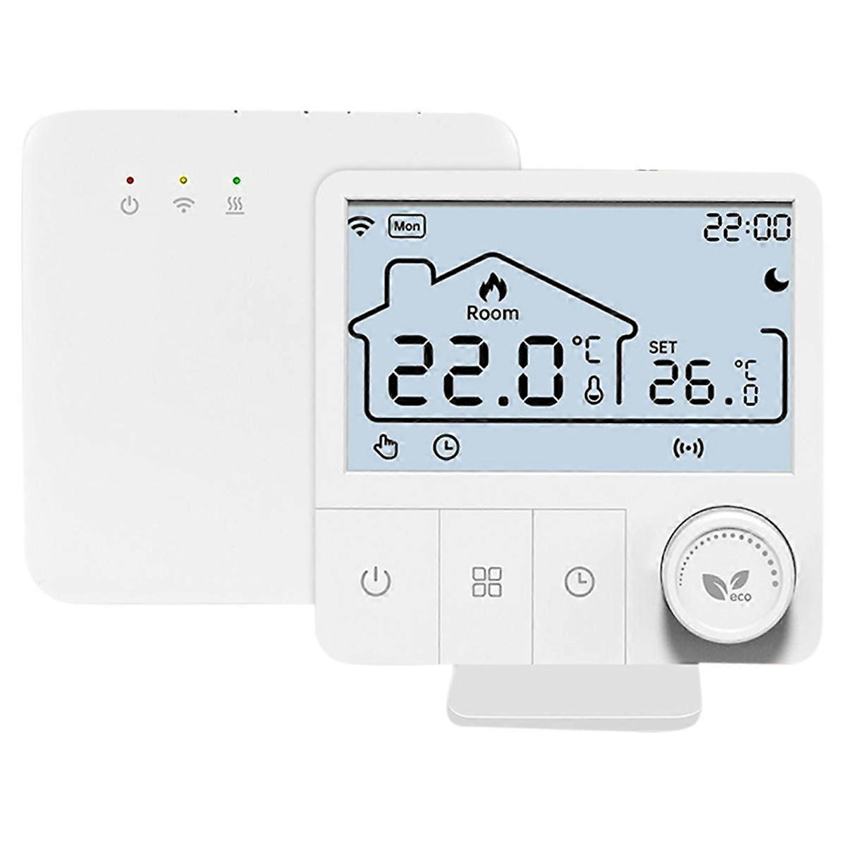 Tuya Wlan-thermostat Für Heizkessel, Drahtloser Raumthermostat Für Intelligentes Heizen, Programmierbarer Thermostat Für Raumheizung