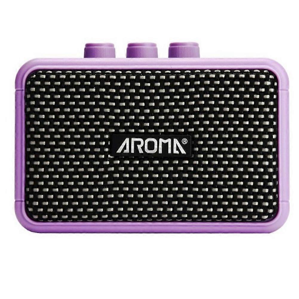 Aroma Ag-04 Mini-e-gitarrenverstärker, Tragbarer Bluetooth-lautsprecher Für E-gitarre, Retro-stil, Wiederaufladbar.