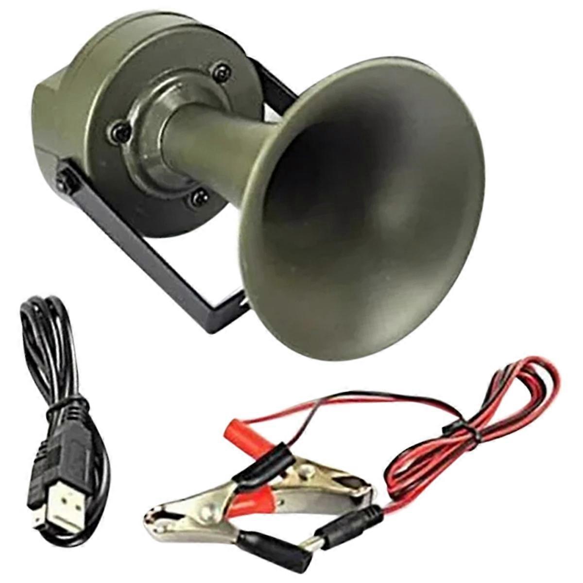 Sound Caller 35w 125db Outdoor-mp3-lautsprecher Mit Integriertem Timer, 182 Vogelgesängen Und Desert Machine Lcd-bildschirm