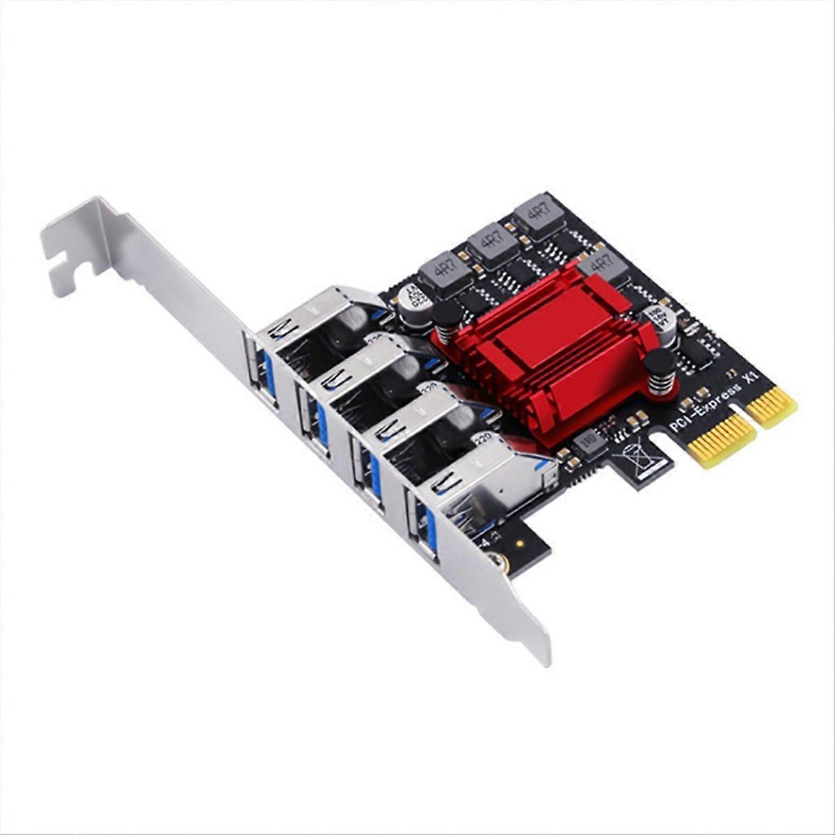 4-port-usb-3.2-erweiterungskarte Für Desktop-pcs, Pci-e-zu-usb-3.0-typ-c-adapter, 4 Ports, 2 He