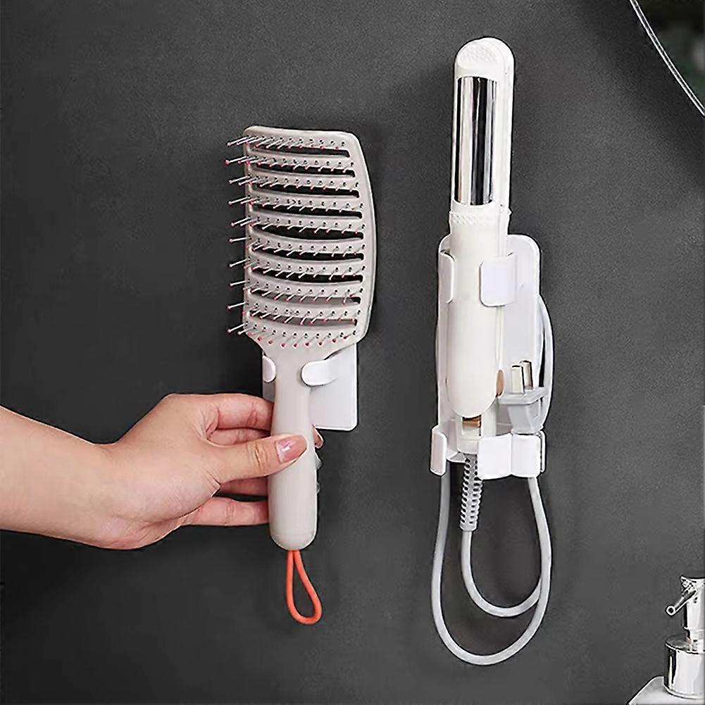 Wandmontierte Haarstyling-station – Halterung Für Lockenstab, Glätteisen Und Haartrockner, Badezimmeraccessoire
