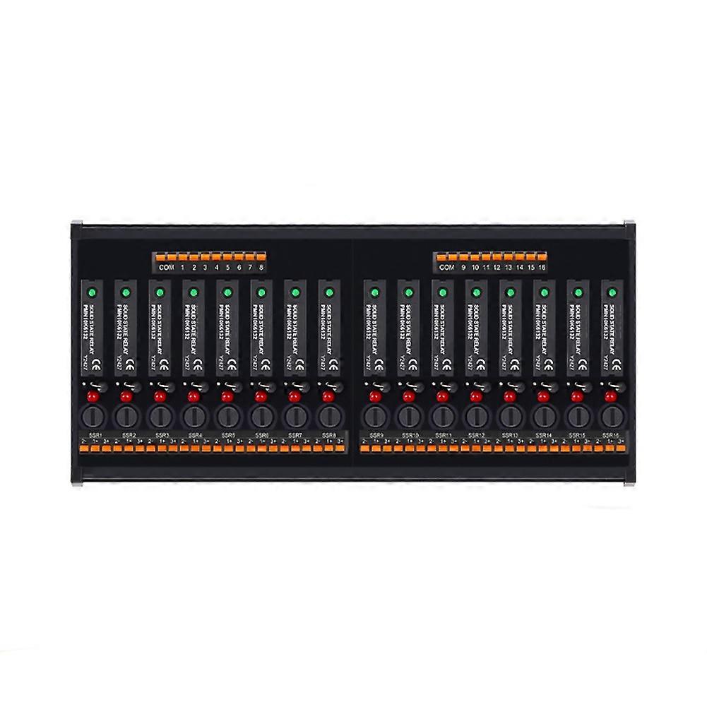 Kontaktloses Dc Rt-ssk Inline-halbleiterrelaismodul, Ac-verstärkerplatine Für Speicherprogrammierbare Steuerung (sps), 5–24 V Sicherungsschutz, 16 Kanäle