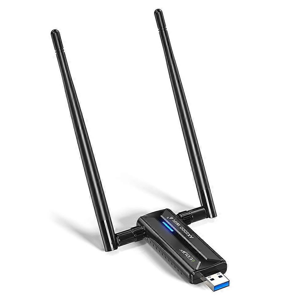 Edup Ax1672 Wifi 6e Adapter: Tri-band 2,4 Ghz/5 Ghz/6 Ghz Drahtlose Netzwerkkarte Mit Antenne, 3000 Mbit/s, Usb 3.0 Und Breitband.