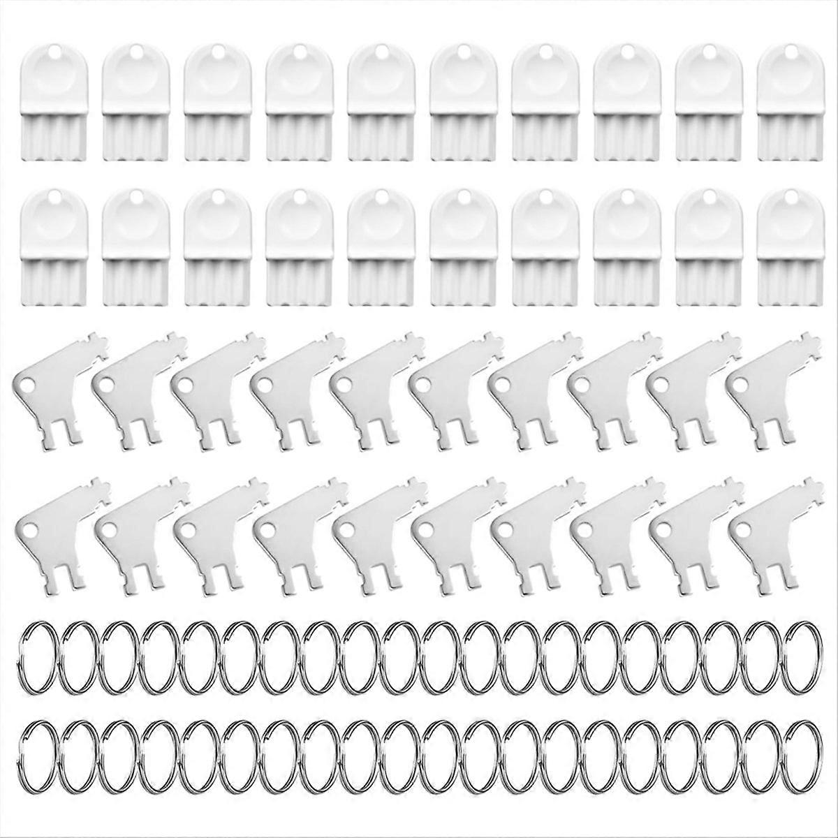 Set Mit 40 Papierhandtuchhaltern Und 40 Schlüsselringen, Großes Fassungsvermögen