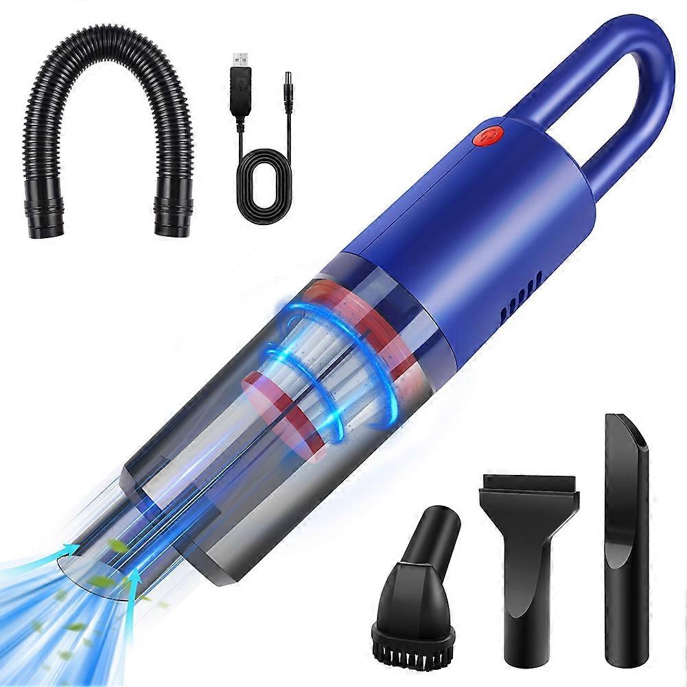 Kabelloser Handstaubsauger Für Auto Und Haushalt, Starke Saugkraft Von 6200 Pa, Hohe Leistung Von 50 W, Dual-lithium-akku