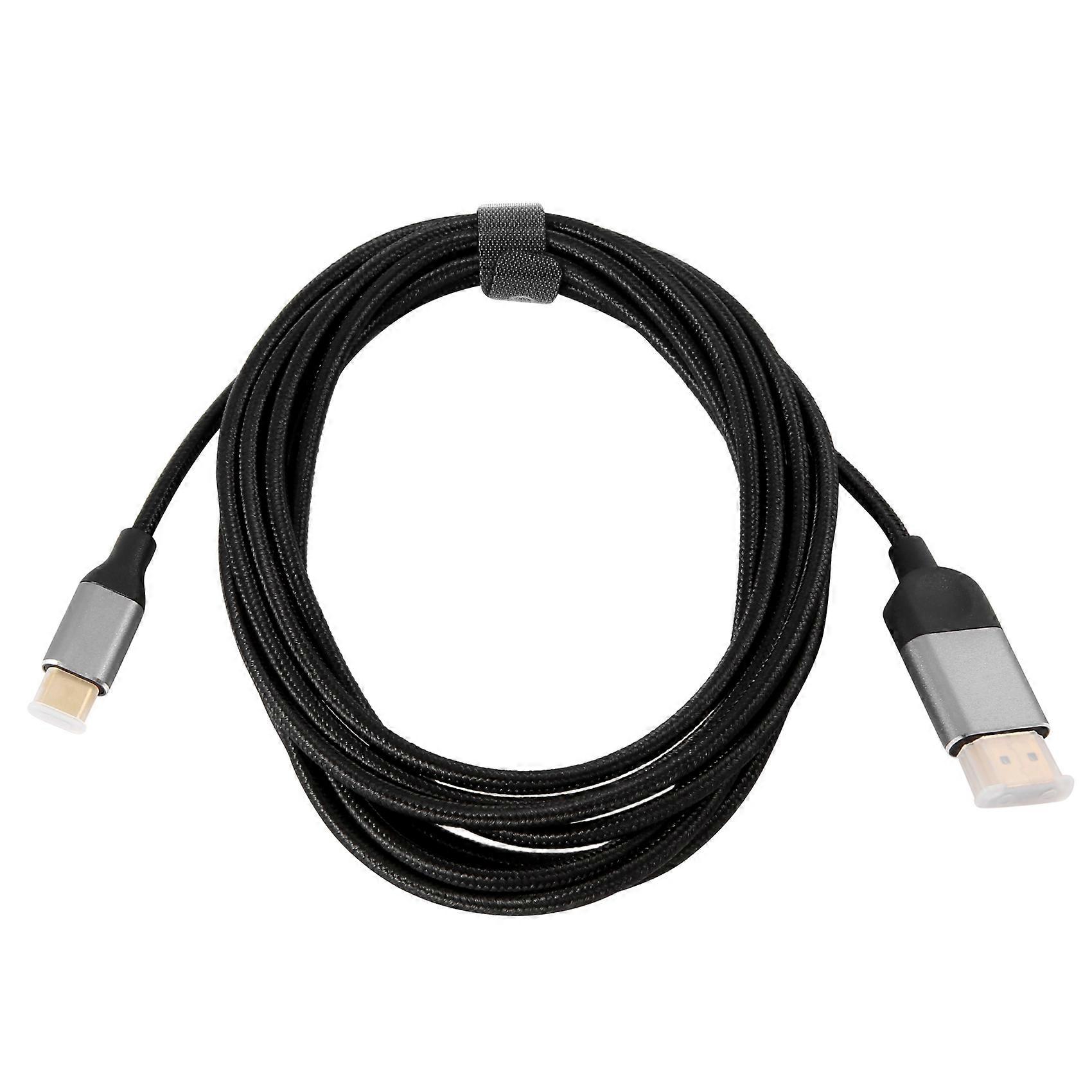 Qgeem Make Connections Usb-c-auf-hdmi-kabeladapter, 4k30hz-kompatibel, Adapterkabel Für Video- Und Audioübertragung