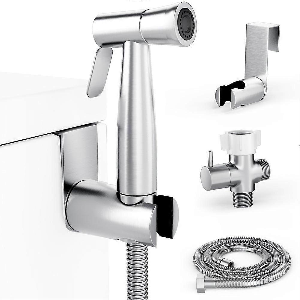 Bidet-sprühkopf Für Toiletten, Handbrause-set, Duschset Für Stoffwindeln – Einfache Installation – Edelstahl
