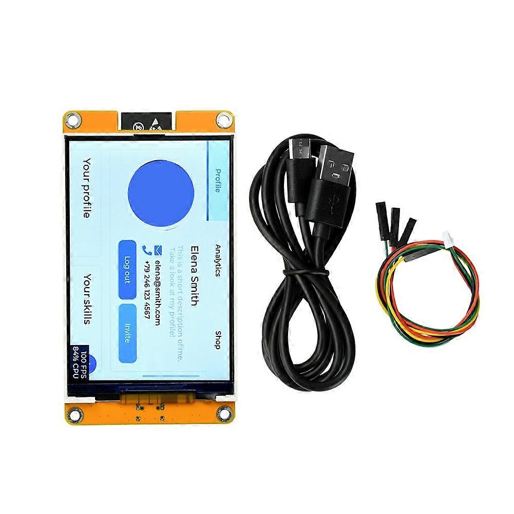 Esp32 Wifi Bluetooth 4-zoll 320x480 Entwicklungsboard Mit Integriertem Esp32-wroom-32e Modul Und St7796s Treiber (ohne Touchscreen)