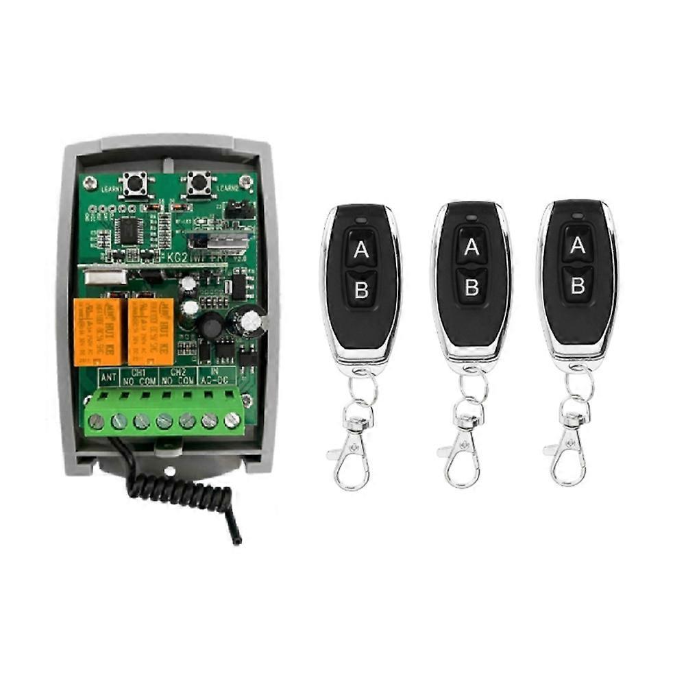 Tuya Garagentor-fernbedienung Mit Intelligentem Wlan-empfänger, 7–32 V, 2 Kanäle, 433-mhz-sender Und Rolling-code
