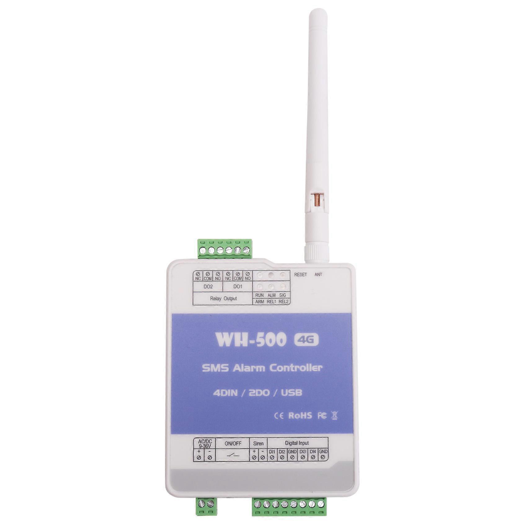 Wh-500-eu 4g Gsm Fernbedienung Für Toröffner Mit Drahtlosem Relais Und Alarm, Steuerbar Über Eine Anwendung.