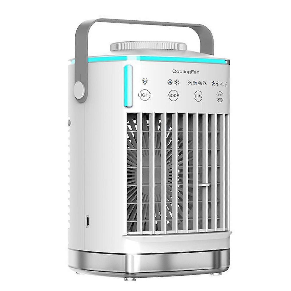 Tragbarer Tischventilator Mit Luftbefeuchter Und Klimaanlage, Mini-ventilator Für Zuhause Und Büro