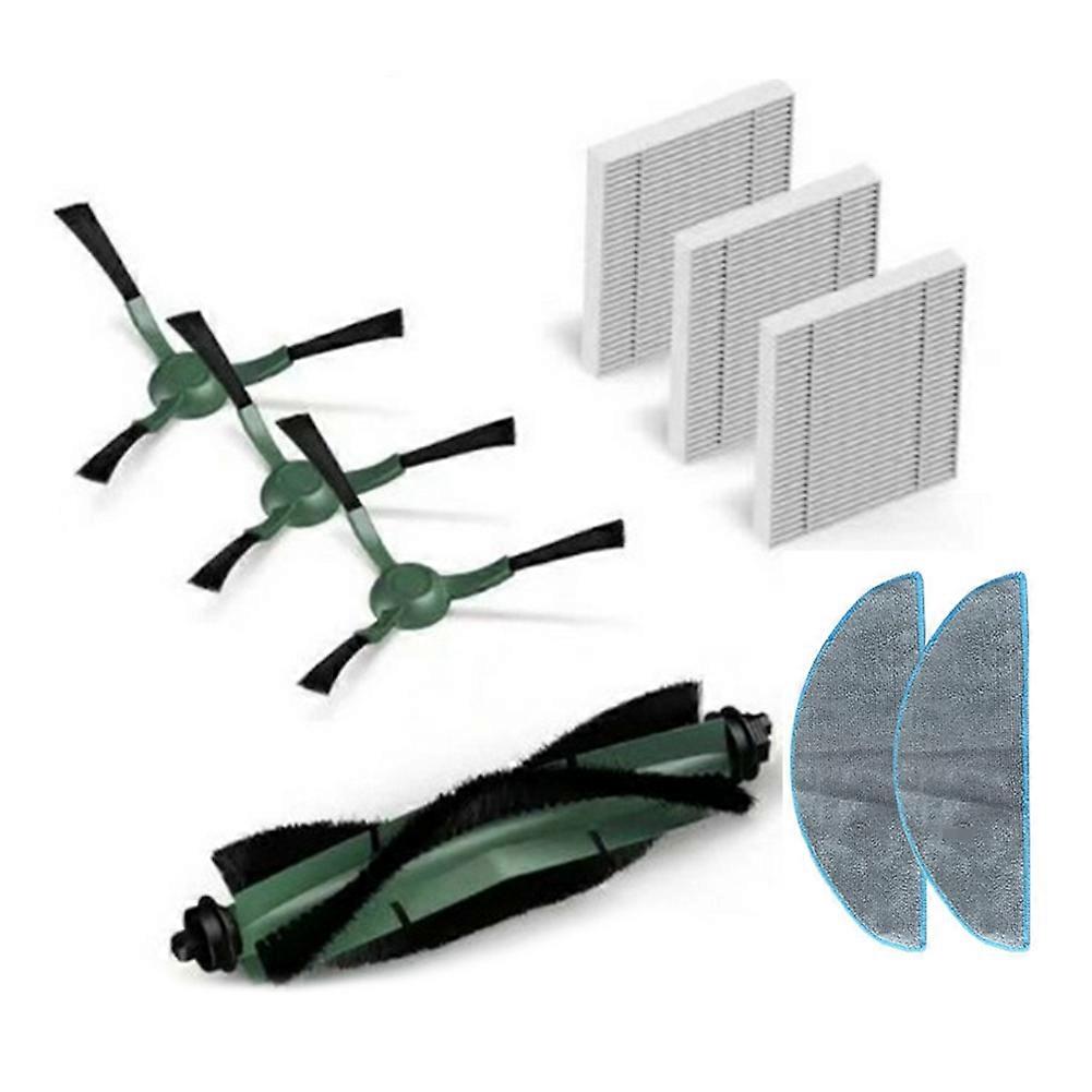 9-teiliges Zubehörset Für Den Irobot Roomba Combo Essential / Vac Essential Y0112 Staubsauger: Hauptbürste, Filter Und Wischmopp.