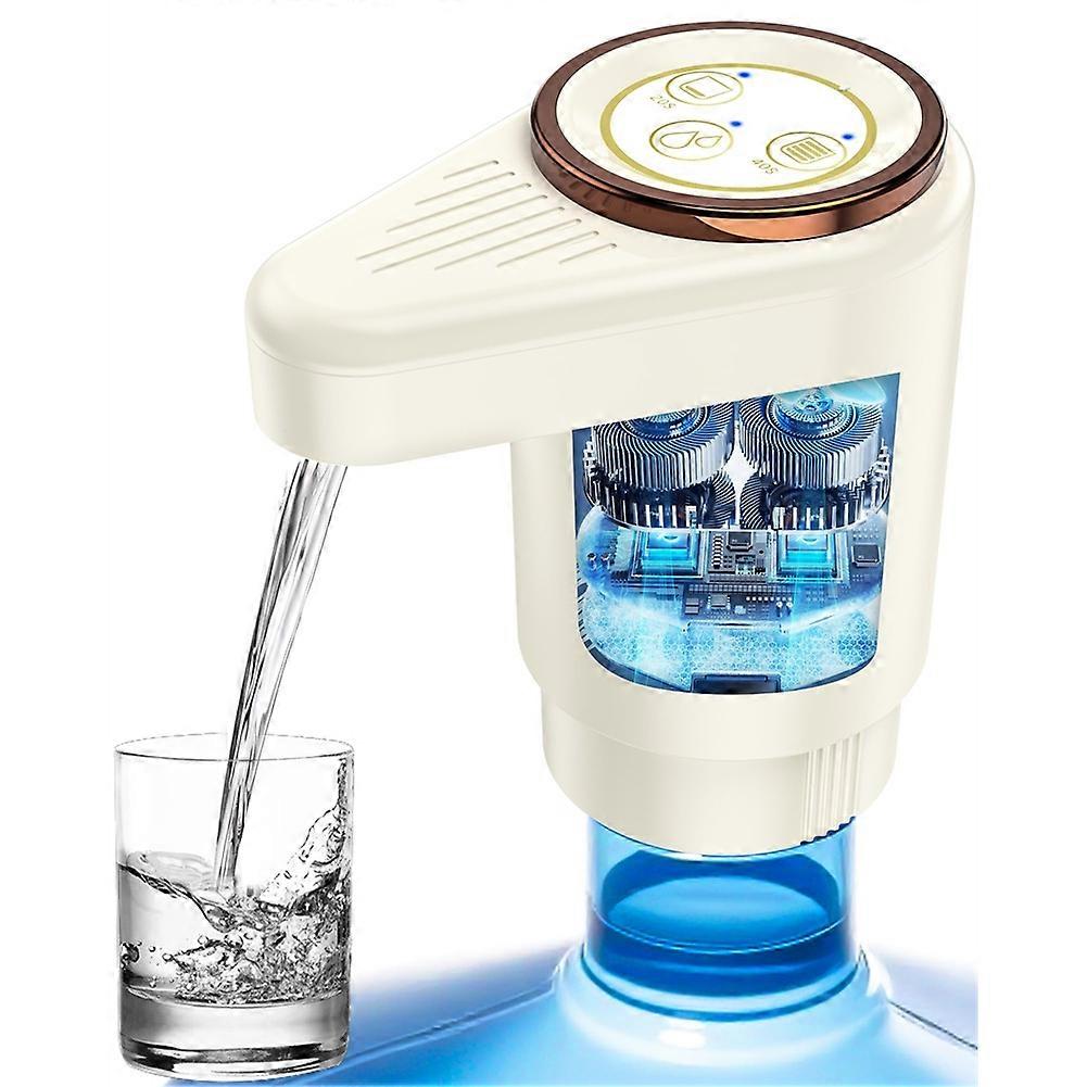 Tragbarer Wasserspender Mit Elektrischer Wasserpumpe Und Zeitschaltuhr Für 5-gallonen-flaschen (ca. 19 Liter), Ideal Für Zuhause, Küche Und Camping.