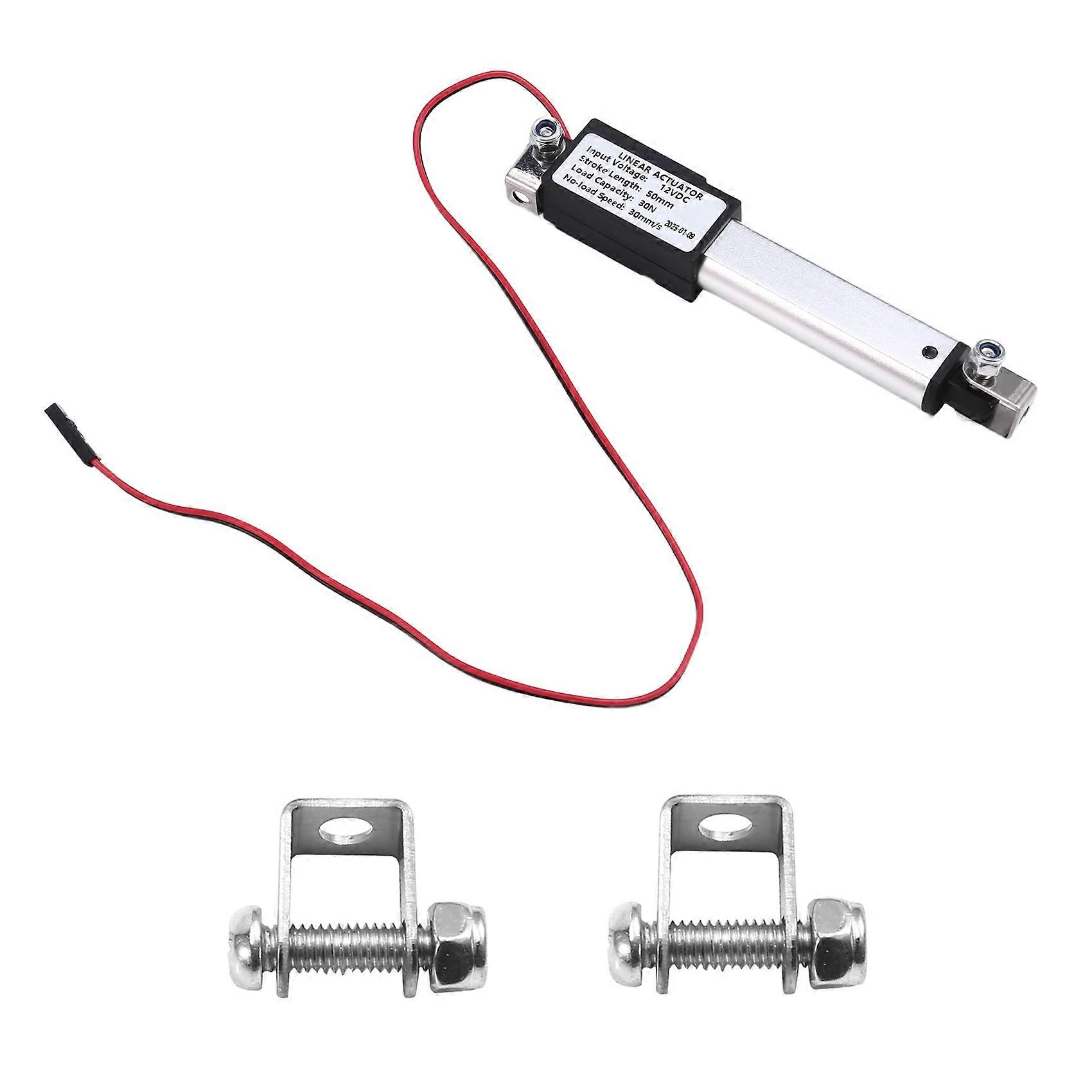 Mikro-linearantrieb, 50,8 Mm Hub, 30 N Kraft, 30 Mm/s Geschwindigkeit, Wasserdichter Mini-elektroantrieb, 12-v-linearmotor