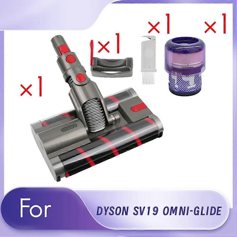 Sv19 Omni-glide Doppelwalzenbürste + Sv19 Filter + Staubsaugerkopf-verriegelungsset – Ersetzen Sie Den Weichen Walzenreinigungskopf
