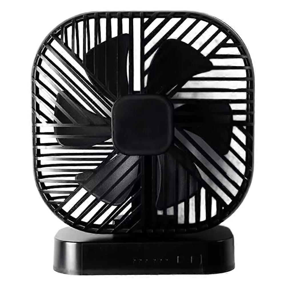 Magnetischer Usb-ventilator, Betrieb Über Usb Oder 4 Aa-batterien Möglich, Mit Dreistufigem Timer, Leise Und Ideal Für Camping Und Outdoor-aktivitäten (schwarz).