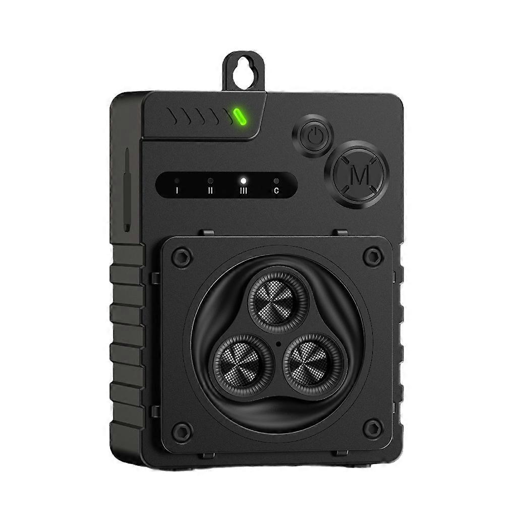 Ultraschall-antibellgerät Für Hunde, Wasserdicht, Usb-aufladbar, Schwarz