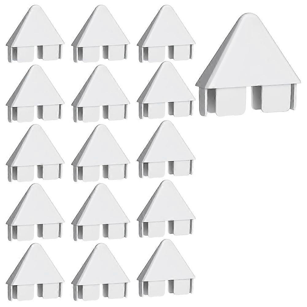 16 Weiße Vinyl-pfostenkappen Für 7/8" X 3" Gartenzäune Im Außenbereich