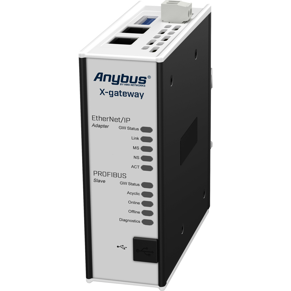 Anybus Ab7658 Profinet Slave/canopen Slave Gateway Ethernet, Usb 24 V/dc 1 St.