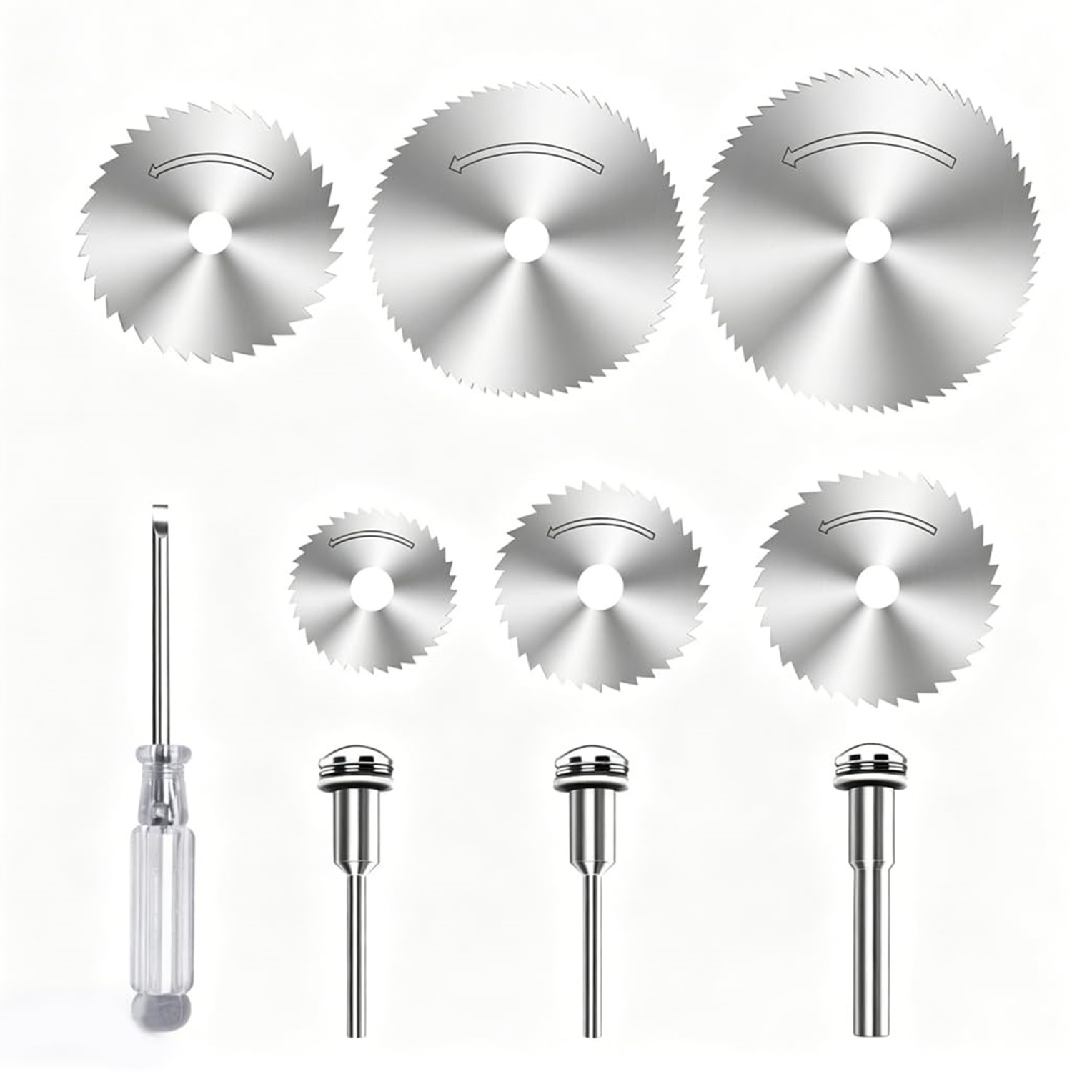 10 Stück Diamant Trennscheiben Set Für Rotationswerkzeug, Mini Kreissägeblatt Zubehör Zum Schneiden Von Metall Edelstein Glas, Profi Werkzeug Aufsätze Für Heimwerker Handwerk Und Modellbau