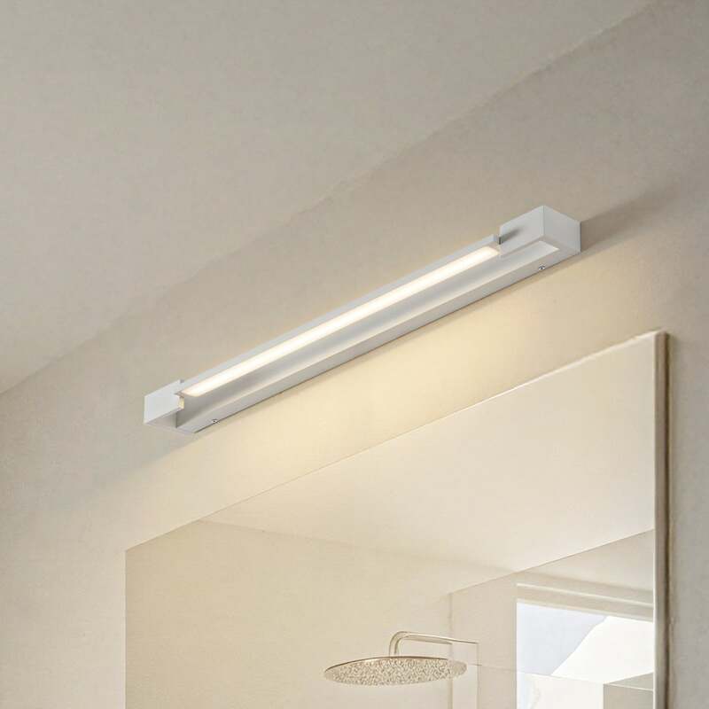 [neuwertig] B-ware Arcchio Wandleuchte Jora Led Lampe Schwenkbar Ip44 Badezimmer Weiß 60cm