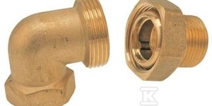 Messing-winkelverschraubung 1" Mit O-ring