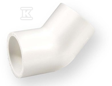 45°-winkelstück Kw/kw Pvc 1 1/4