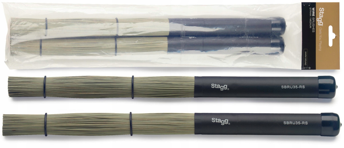 Stagg Sbru35-rs - Schlagzeugbesen