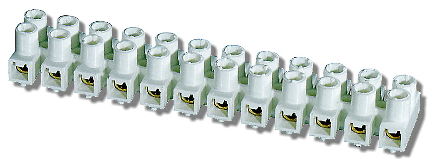 Klemmenblock, Gewinde, Thermoplastisch, Lta 12-2,5, Weiß