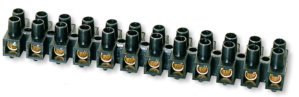 Klemmenblock, Gewinde, Thermoplastisch, Lta 12-2,5, Schwarz