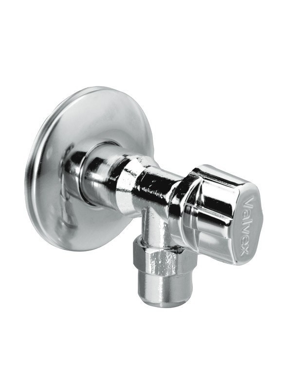 Eko Plus Eckventil Mit 3/8"-mutter, Verchromt 1/2"-3/8