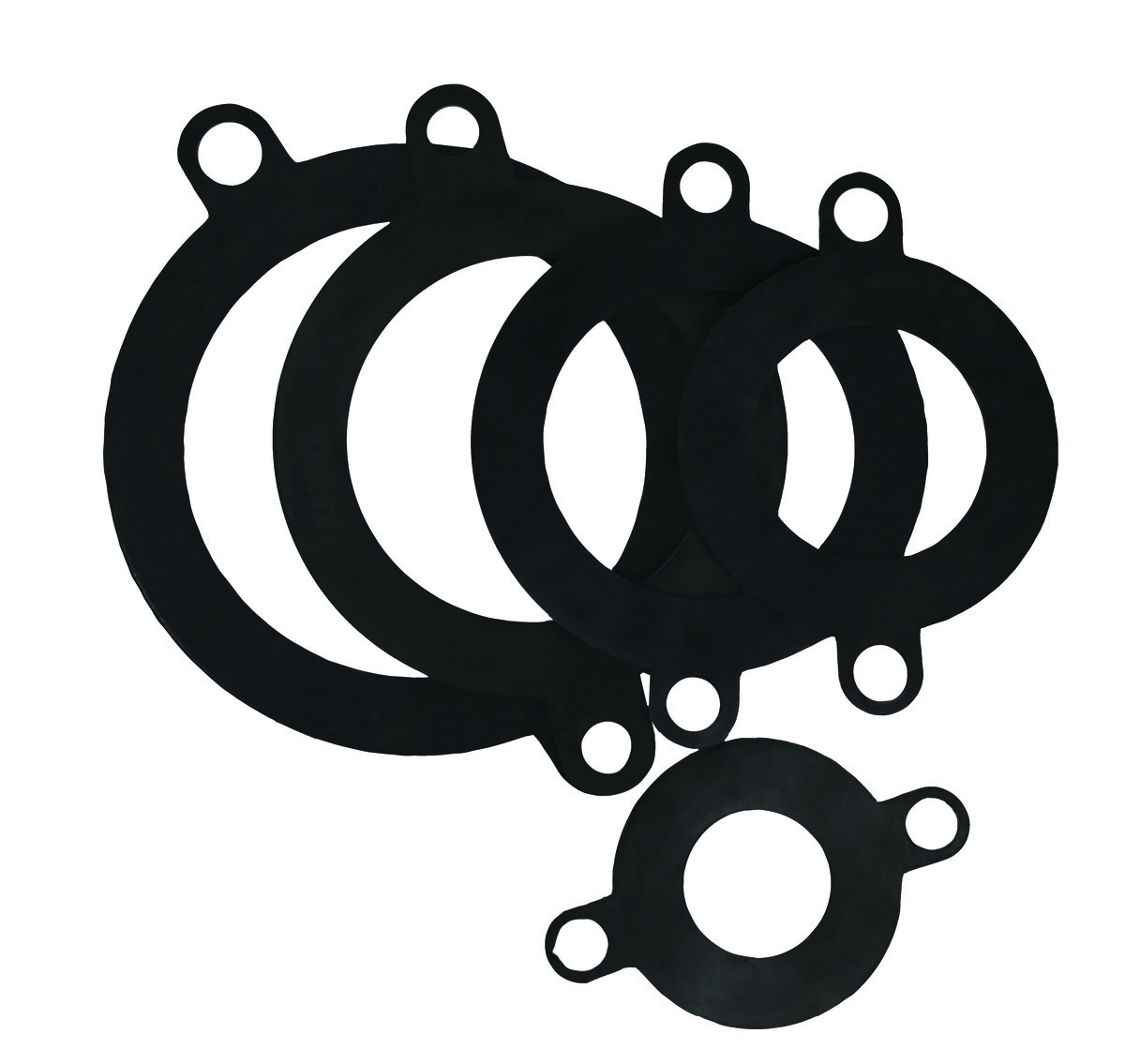 Flache Gummidichtung Dn80