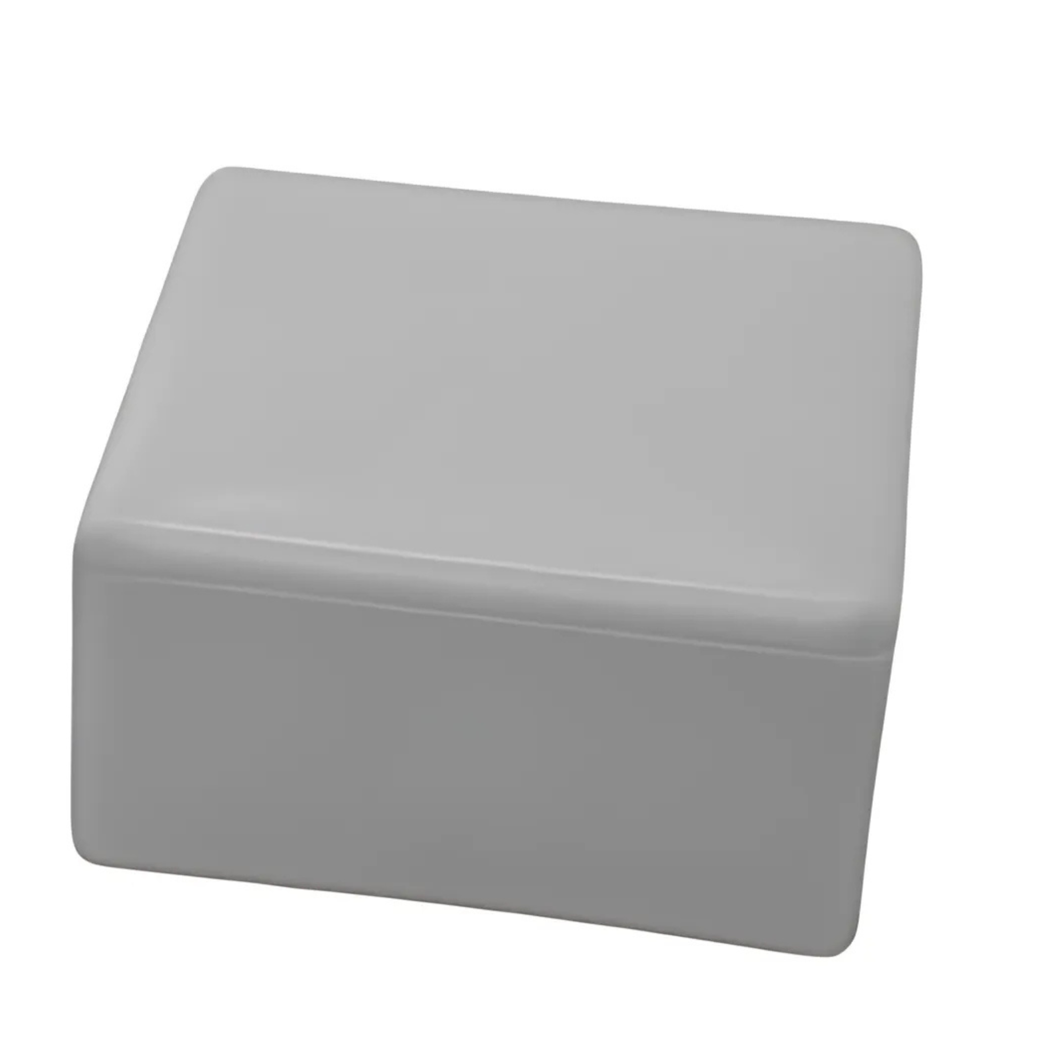 Äußere Endkappe Für Photovoltaik-profil, Flach, 40x40 Mm, 20 Stück, Grau