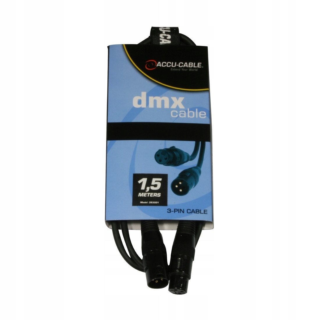 Accu-cable Ac-dmx3/1.5 - Dmx-beleuchtungskabel (1,5 M)