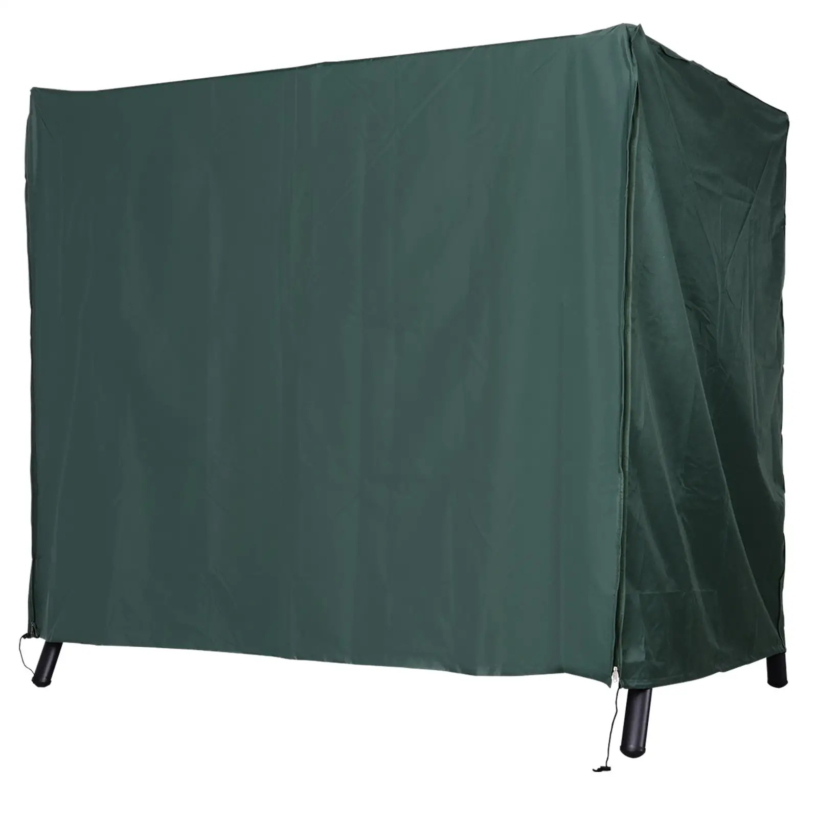 3‑sitzer Bankauflage 150x98x8cm Mit Bändern, Indoor & Outdoor Sitzpolster Für Gartenmöbel, Hollywoodschaukel, Dunkelblau