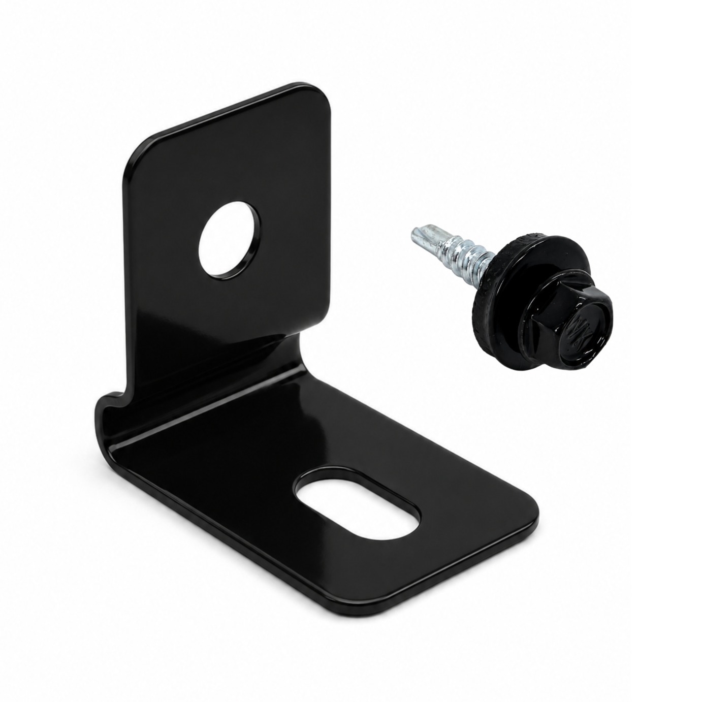 Klemme Für Paneelverkleidungen, 3/4-griff, Schwarz + Schraube, 50 Stück