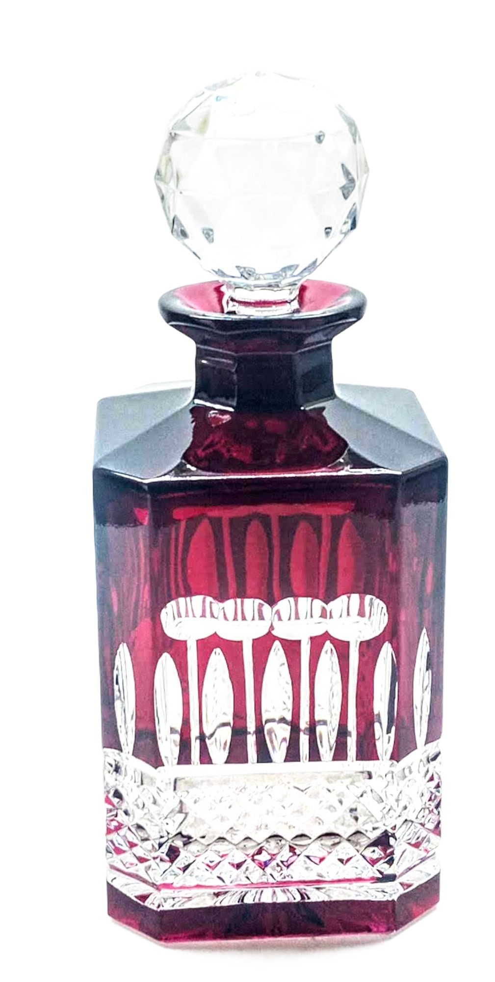 Ruby Crystal Whisky-dekanter 700 Ml Französisch