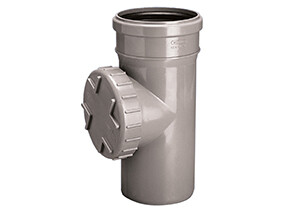 Pvc-ht 110 Sanitärreiniger, Für Interne Abwässer, Aschfarben