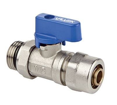 Mini-plus-ventil Mit Dichtungssystem Und Blauem Pex/al G1/2 X 16-anschluss