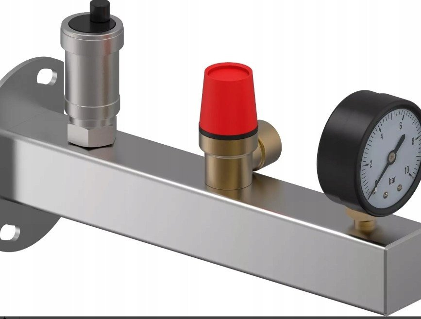 Sicherheitsgruppe Uponor Fluvia 1136375 Edelstahl 6 Bar
