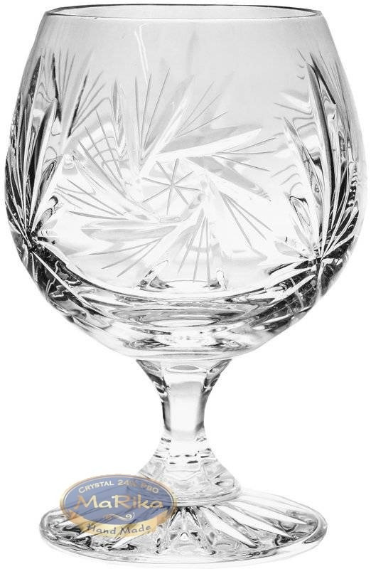 Marika Kristall-cognacgläser 250 Ml Mit Handdekorierter Mühle – Eleganz Und Klasse In Jedem Detail