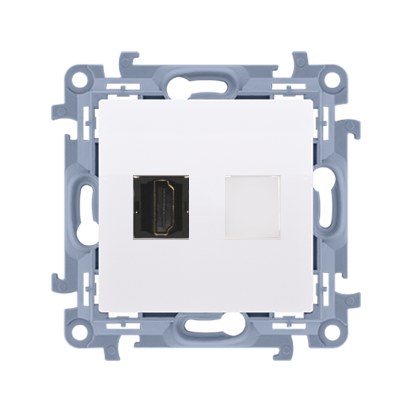 Hdmi-buchse Version 1.4 (modul), Weiß, Simon10