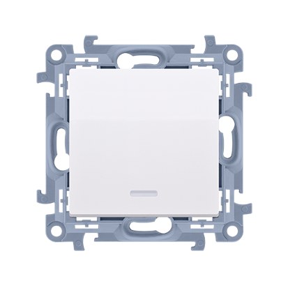 Drucktaster Ohne Piktogramm Mit Led-hintergrundbeleuchtung (modul) 10 Ax, 250 V, Klemmen