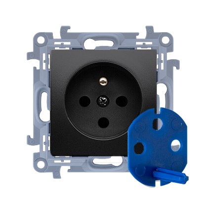 Datensteckdose Mit Autorisierungsschlüssel (modul) 16 A, 250 V, Schraubklemmen, C