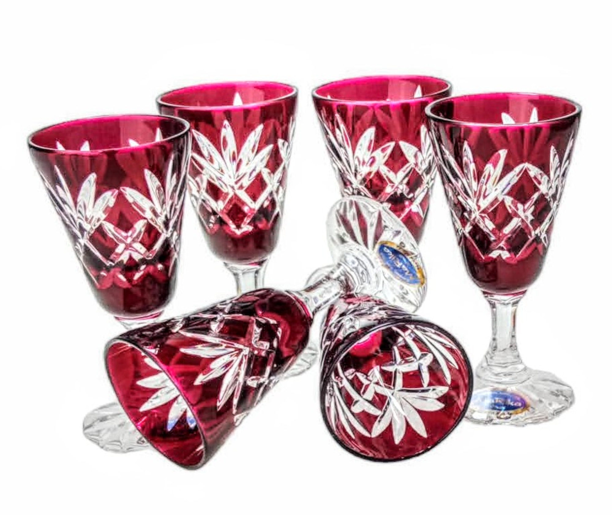 Ruby Crystal Wodkagläser 40 Ml Ananas