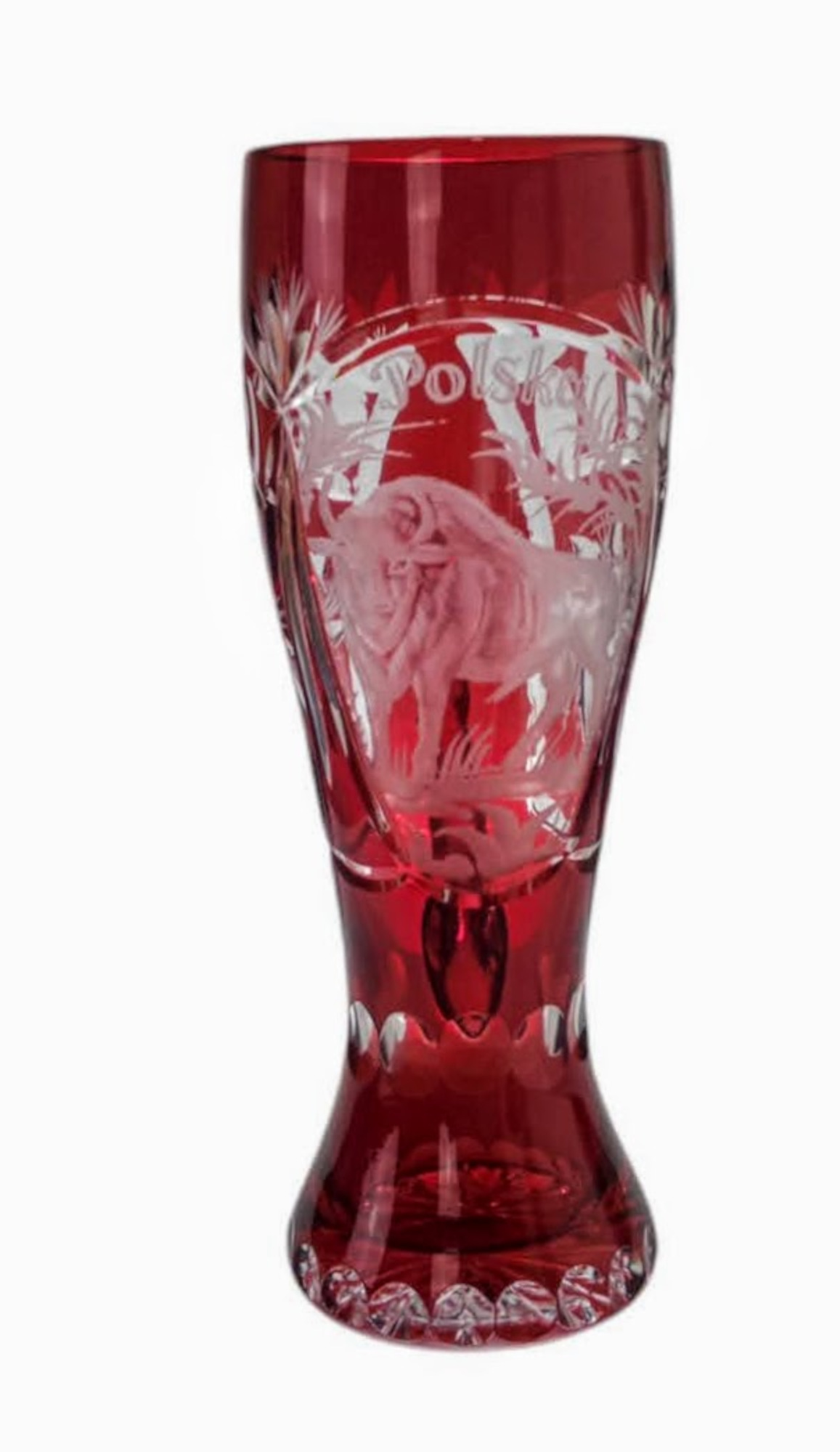 Gravierter Kristallbierkrug 500 Ml Krakau Sukiennice