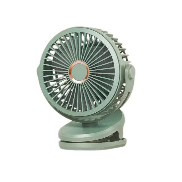 6-zoll-grüner, Wiederaufladbarer, Leiser Clip-ventilator Mit 10000 Mah Für Büro Oder Studentenwohnheim