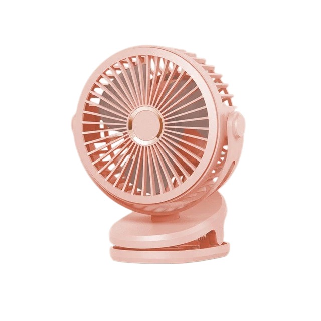 6-zoll-clip-ventilator, Pink, Wiederaufladbar, 10000 Mah, Leise, Für Büro Oder Studentenwohnheim