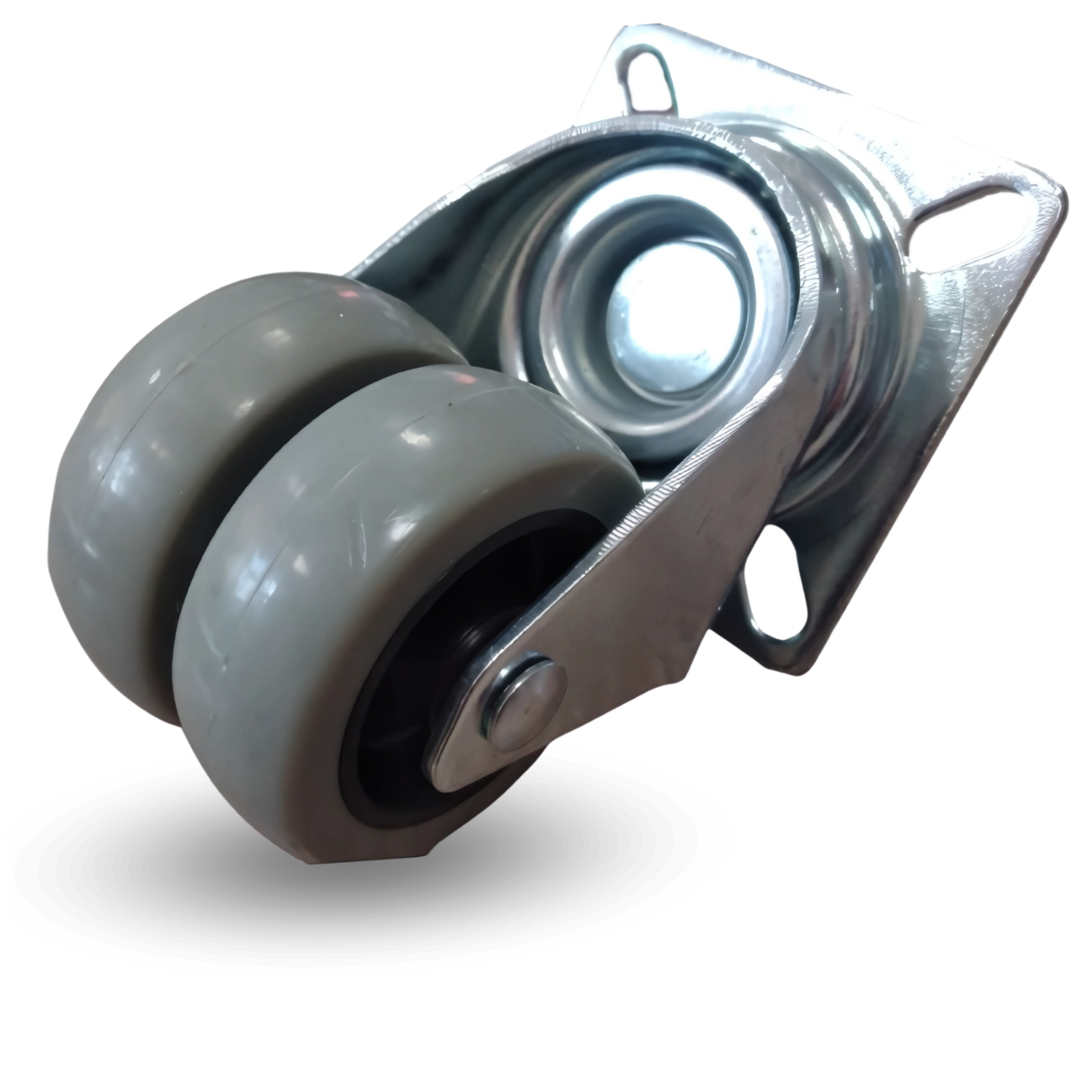 Doppelschwenkrad, 50 Mm, 100 Kg, Polyurethan