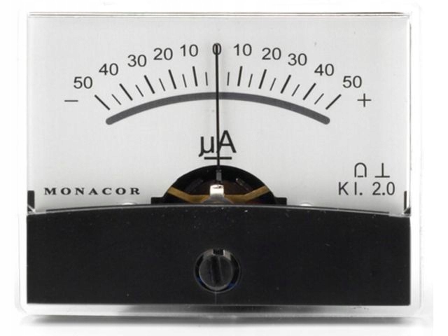 Monacor Pm-2/+-50ua - Drehspulmessgeräte